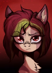 Size: 2500x3500 | Tagged: safe, artist:tatykin, oc, oc only, pegasus, pony, bust, digital art, high res, looking at you, pegasus oc, portrait, solo