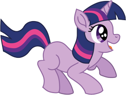 Size: 712x537 | Tagged: safe, artist:malte279, twilight sparkle, pony, unicorn, g4, female, filly, filly twilight sparkle, free to use, simple background, solo, sunshine sunshine, transparent background, unicorn twilight, younger