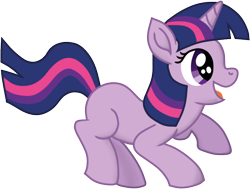 Size: 712x537 | Tagged: safe, artist:malte279, twilight sparkle, pony, unicorn, g4, female, filly, filly twilight sparkle, free to use, shading, simple background, solo, sunshine sunshine, transparent background, unicorn twilight, younger