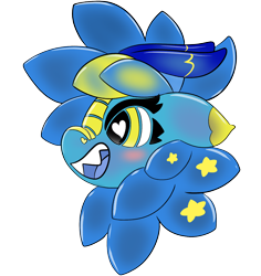 Size: 1456x1544 | Tagged: safe, artist:brainiac, oc, oc only, oc:starrinite, inflatable pony, kirin, pony, cute, female, inflatable, mare, pool toy, simple background, solo, transparent background