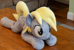 Size: 1280x854 | Tagged: safe, artist:azgchip, derpy hooves, pegasus, pony, g4, commission, cute, female, irl, mare, photo, plushie