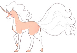 Size: 1280x896 | Tagged: safe, artist:delzol, oc, oc only, pony, unicorn, colored hooves, horn, male, raised hoof, simple background, solo, stallion, unicorn oc, white background