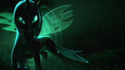 Size: 3840x2160 | Tagged: safe, artist:freasaloz, queen chrysalis, changeling, changeling queen, g4, 3d, female, high res, mare, solo, source filmmaker