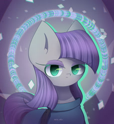 Size: 2200x2400 | Tagged: safe, artist:miryelis, maud pie, earth pony, pony, g4, big ears, clothes, dress, green eyes, high res, looking at you, short hair, simple background, solo