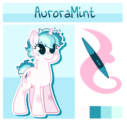 Size: 1980x1936 | Tagged: safe, artist:auroramint, oc, oc only, oc:auroramint, pony, unicorn, cutie mark, horn, multicolored hair, reference sheet, simple background, solo, transparent background