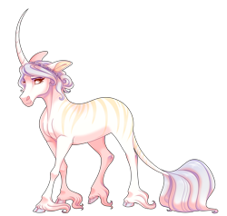 Size: 2000x1900 | Tagged: safe, artist:uunicornicc, oc, classical unicorn, pony, unicorn, cloven hooves, curved horn, female, horn, leonine tail, mare, simple background, solo, transparent background, unshorn fetlocks