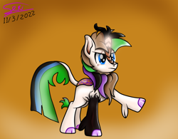 Size: 1104x861 | Tagged: safe, artist:seki_98, oc, oc:litesword, kirin, kirin oc, solo