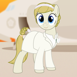 Size: 4096x4096 | Tagged: safe, artist:tytonoctua, earth pony, pony, ace combat, crossover, ponified, rosa cossette d'elise