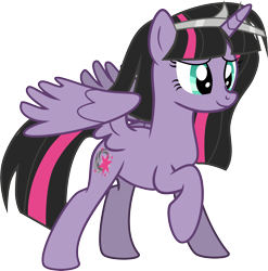 Size: 6007x6071 | Tagged: safe, artist:shootingstarsentry, oc, oc:shadow spark, alicorn, pony, absurd resolution, female, mare, simple background, solo, transparent background, vector