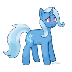 Size: 1024x1024 | Tagged: safe, artist:doodledanky, trixie, g4, simple background, solo, transparent background