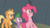 Size: 620x345 | Tagged: safe, screencap, applejack, pinkie pie, spike, dragon, earth pony, pony, feeling pinkie keen, g4, my little pony: friendship is magic, season 1, applejack's hat, cowboy hat, female, hat, male, mare, open mouth, scared, shocked, trio