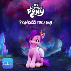 Size: 1080x1080 | Tagged: safe, pipp petals, pegasus, pony, g5, official, princess for a day, adorapipp, animated, calm.com, cute, female, mare, open mouth, open smile, pony history, smiling, solo, sound, sound only, webm