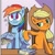 Size: 473x476 | Tagged: safe, artist:pencils, idw, applejack, rainbow dash, earth pony, pegasus, pony, friendship is magic #95, g4, season 10, book, comic, cropped, female, mare, nudge, waking up