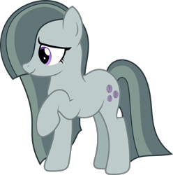 Size: 1028x1035 | Tagged: safe, artist:littlejurnalina, marble pie, earth pony, pony, g4, raised hoof, simple background, solo, transparent background, vector