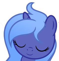 Size: 1331x1390 | Tagged: safe, edit, editor:dassboshit, princess luna, alicorn, original species, pony, g4, cute, female, filly, foal, happy, lunabetes, paint.net, simple background, sleeping, solo, transparent background, woona, younger