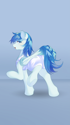 Size: 3105x5520 | Tagged: safe, artist:alus, oc, oc only, oc:dr.lancet dois, pegasus, pony, butt, clothes, dock, lab coat, male, plot, rear view, stallion, tail