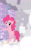 Size: 1200x1920 | Tagged: safe, artist:zigrock, pinkie pie, earth pony, pony, g4, bipedal, bubble, female, looking at you, looking back, looking back at you, mare, shower, solo, standing on two hooves, towel