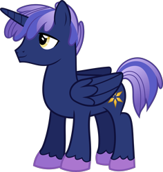 Size: 2827x3000 | Tagged: safe, artist:shakespearicles, artist:whalepornoz, oc, oc only, oc:prince nova sparkle, alicorn, pony, fanfic:cat's cradle, g4, alicorn oc, fimfiction, high res, horn, male, offspring, parent:shining armor, parent:twilight sparkle, parents:shining sparkle, prince, product of incest, product of sparklecest, royalty, shakespearicles, show accurate, simple background, smiling, solo, stallion, standing, transparent background, wings