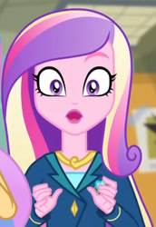 Size: 1077x1564 | Tagged: safe, screencap, dean cadance, princess cadance, equestria girls, g4, my little pony equestria girls: friendship games, cropped