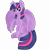 Size: 4000x4000 | Tagged: safe, artist:starsongdusk, twilight sparkle, alicorn, pony, g4, absurd resolution, female, looking at you, mare, simple background, solo, transparent background, twilight sparkle (alicorn)