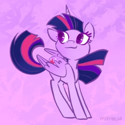 Size: 2048x2048 | Tagged: safe, artist:pfeffaroo, twilight sparkle, alicorn, pony, g4, high res, solo, twilight sparkle (alicorn)