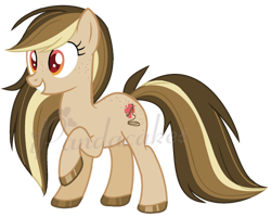 Size: 1600x1280 | Tagged: safe, artist:ipandacakes, oc, earth pony, pony, female, mare, offspring, parent:applejack, parent:doctor whooves, simple background, solo, transparent background