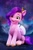 Size: 720x1100 | Tagged: safe, pipp petals, pegasus, pony, g5, official, adorapipp, bridlewood, crown, cute, female, jewelry, looking at you, mare, open mouth, open smile, regalia, sitting, smiling, smiling at you, solo