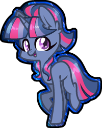 Size: 626x784 | Tagged: safe, artist:stormcloud-yt, oc, oc only, pony, unicorn, base used, female, horn, mare, raised hoof, simple background, smiling, solo, transparent background, unicorn oc