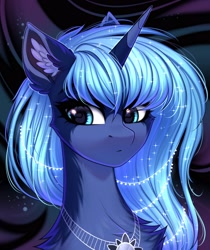 Size: 2550x3042 | Tagged: safe, artist:hakaina, oc, oc only, pony, unicorn, chest fluff, ear fluff, high res, solo