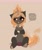 Size: 2443x2894 | Tagged: safe, artist:magnaluna, princess luna, pony, g4, alternate universe, beige background, black sclera, burning, chest fluff, ear fluff, female, fire, full body, high res, hooves together, mane of fire, mare, simple background, sitting, solo