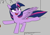 Size: 699x490 | Tagged: safe, artist:lockheart, twilight sparkle, alicorn, pony, g4, cute, extended trot pose, female, gray background, looking up, mare, open mouth, open smile, simple background, smiling, solo, standing on two hooves, twiabetes, twilight sparkle (alicorn)
