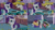 Size: 1280x720 | Tagged: safe, edit, edited screencap, editor:quoterific, screencap, hondo flanks, rarity, sweetie belle, pony, unicorn, g4, my little pony: friendship is magic, season 2, sisterhooves social, belle sisters, cute, diasweetes, female, filly, foal, male, mare, open mouth, siblings, sisters, smiling, stallion, text