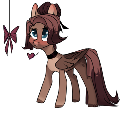 Size: 1107x1034 | Tagged: safe, artist:miioko, oc, oc only, pegasus, pony, blushing, female, heart, looking up, mare, pegasus oc, simple background, solo, transparent background, wings