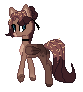 Size: 83x92 | Tagged: safe, artist:miioko, oc, oc only, pegasus, pony, choker, female, looking back, mare, pegasus oc, pixel art, simple background, solo, transparent background