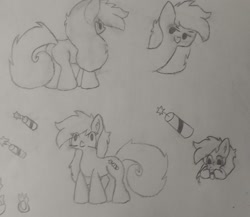 Size: 1661x1440 | Tagged: safe, artist:applejacko1112, oc, oc only, oc:sugar bomb, earth pony, pony, earth pony oc, solo, traditional art