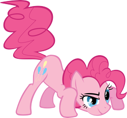 Size: 3999x3732 | Tagged: safe, artist:triox404, pinkie pie, earth pony, pony, bridle gossip, g4, my little pony: friendship is magic, dreamworks face, female, high res, mare, simple background, solo, transparent background, vector