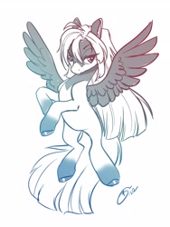 Size: 2531x3374 | Tagged: safe, artist:opalacorn, oc, oc only, pegasus, pony, high res, solo