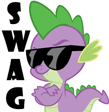 Size: 221x228 | Tagged: safe, spike, dragon, g4, caption, image macro, meme, simple background, solo, sunglasses, swag, text, white background