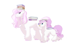 Size: 1280x732 | Tagged: safe, artist:itstechtock, fleur-de-lis, oc, oc:cordon bleu, pony, unicorn, g4, book, colt, foal, male, offspring, parent:fancypants, parent:fleur-de-lis, parents:fancyfleur, simple background, transparent background