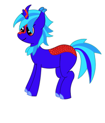 Size: 1200x1414 | Tagged: safe, artist:trixiecutiepox, oc, oc only, oc:trixie cutiepox, kirin, pony, female, kirin oc, simple background, solo, transparent background