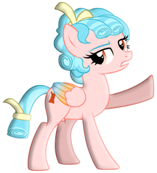 Size: 7262x8000 | Tagged: safe, artist:laszlvfx, cozy glow, pegasus, pony, g4, absurd resolution, base used, female, looking right, older, older cozy glow, raised hoof, simple background, solo, transparent background