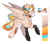 Size: 969x851 | Tagged: safe, artist:peaarllwia, oc, oc only, oc:rune allura, pegasus, pony, reference sheet, simple background, solo, white background