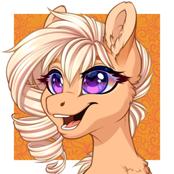 Size: 750x750 | Tagged: safe, artist:silkensaddle, oc, oc only, oc:honeymead, pegasus, pony, bust, solo