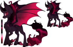 Size: 1280x822 | Tagged: safe, artist:velnyx, oc, oc:merlot, alicorn, bat pony, bat pony alicorn, pony, bat wings, horn, male, simple background, solo, stallion, transparent background, wings