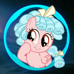 Size: 720x720 | Tagged: safe, artist:sbtian2004, cozy glow, g4, marks for effort, cozybetes, cute, female, filly, foal, ncs, ncs circle, solo