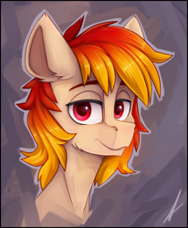 Size: 3255x3952 | Tagged: safe, artist:midnightflight, oc, oc only, pegasus, pony, bust, high res, solo