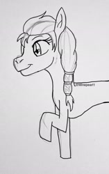 Size: 1286x2048 | Tagged: safe, artist:minepearl1, sunny starscout, earth pony, pony, g5, sketch, solo, traditional art