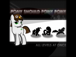 Size: 1440x1080 | Tagged: safe, artist:all levels at once, pinkie pie, rainbow dash, rarity, oc, earth pony, pegasus, pony, unicorn, g4, 2012, animated, brony music, link in description, music, nostalgia, silhouette, sound, webm, youtube link