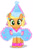 Size: 433x657 | Tagged: safe, artist:darlycatmake, applejack, earth pony, pony, g4, look before you sleep, applejack also dresses in style, bow, clothes, dress, dressup, ear piercing, female, flower, flower in hair, froufrou glittery lacy outfit, hennin, looking at you, mare, phone drawing, piercing, princess, princess applejack, puffy sleeves, simple background, smiling, smiling at you, solo, white background
