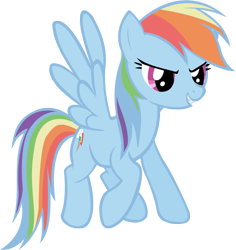 Size: 751x795 | Tagged: safe, artist:lilcinnamon, rainbow dash, pegasus, pony, g4, female, mare, simple background, solo, transparent background, vector